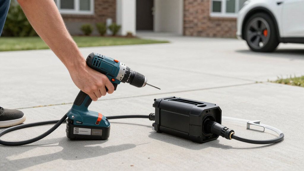 best outdoor ev charger for driveway installs
