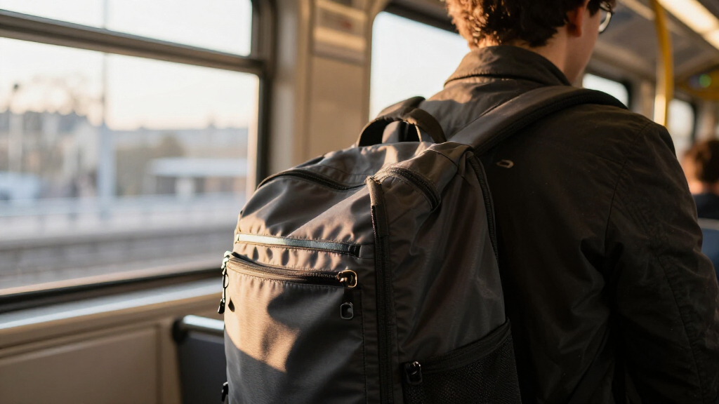 anti theft backpack for paris metro