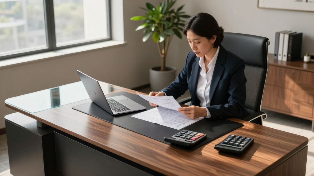 best l shaped executive desk for CPA office