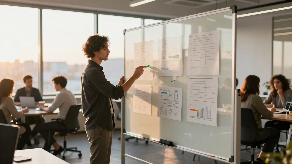 glass whiteboards on wheels