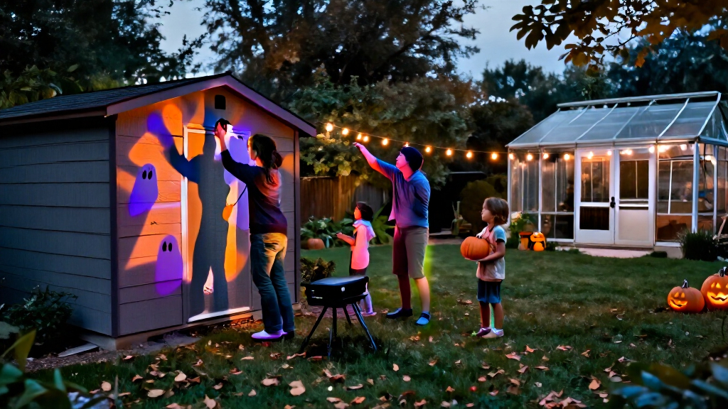 Halloween outdoor projector lights