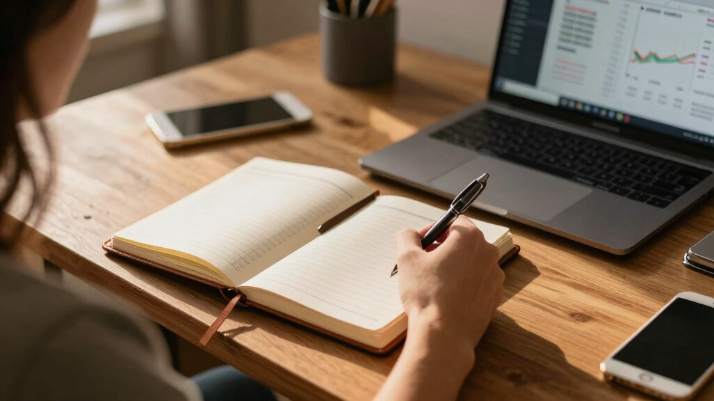 investment tracking notebooks