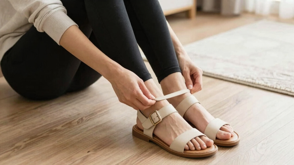 best sandals for leggings