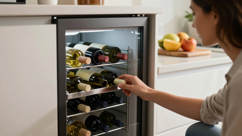 dual zone wine fridge built in