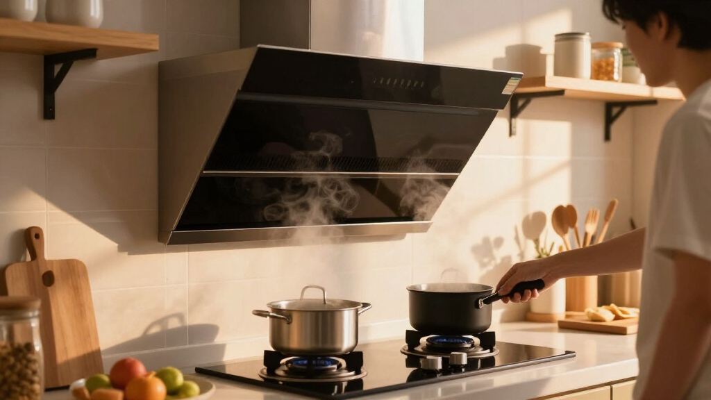 high end portable range hood for tabletop cooking