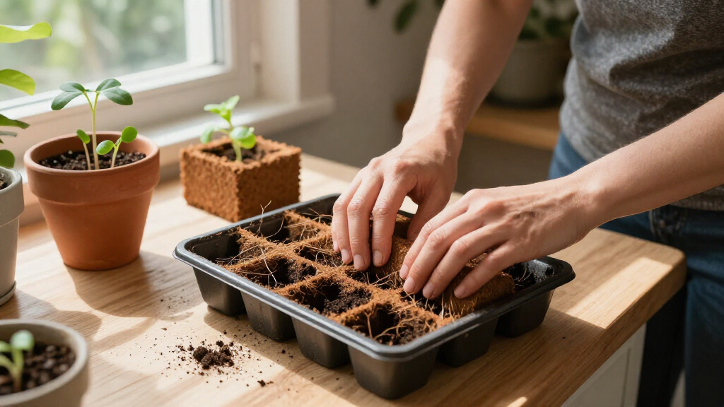coconut coir bricks for seed starting