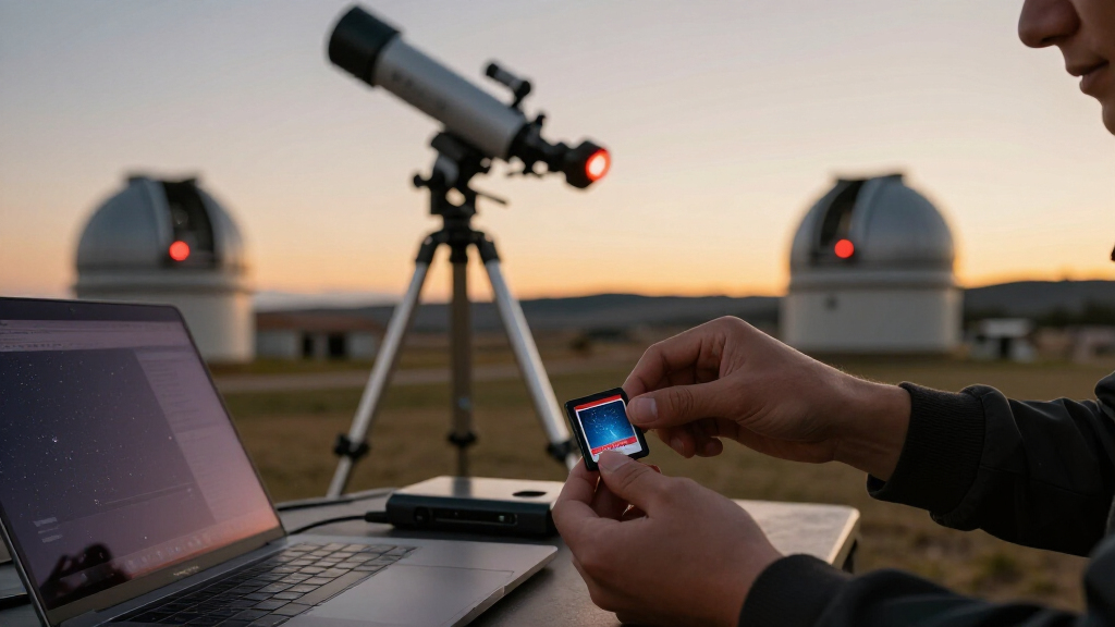 high speed card readers for astro photo workflow