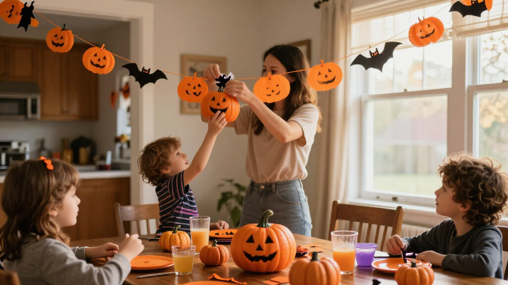 kids Halloween party decorations