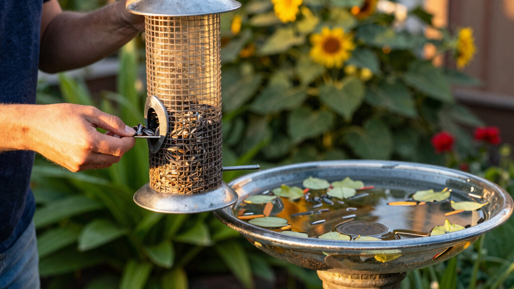 best bird feeders and baths