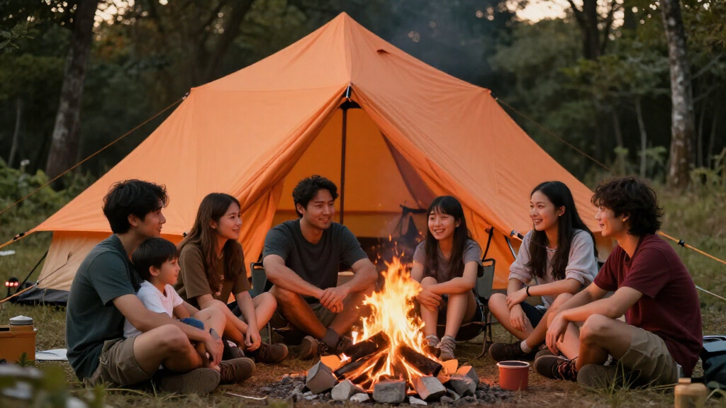 family camping tent for 8 people