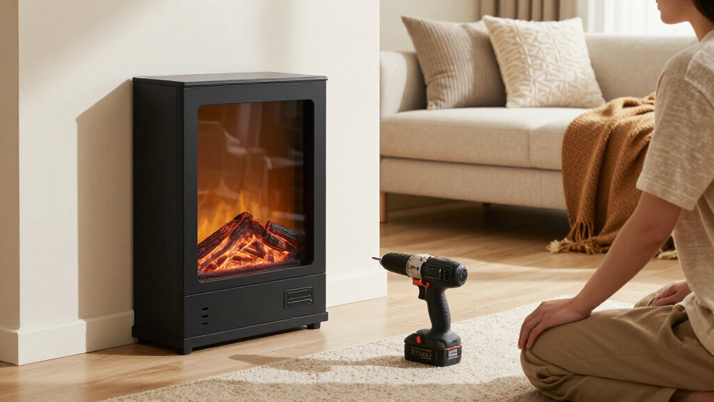 electric fireplace placement for better heat distribution