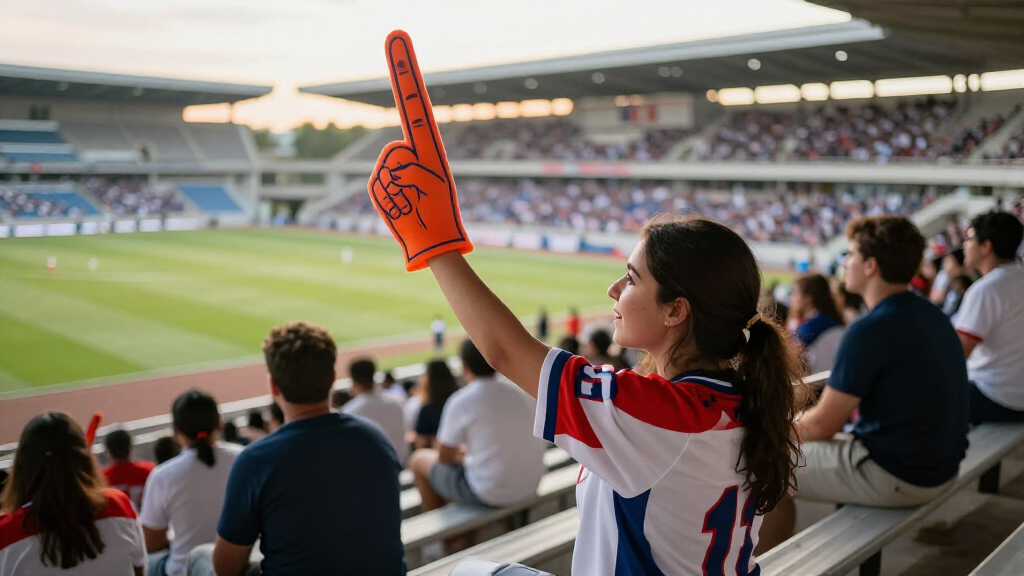 sports team foam fingers