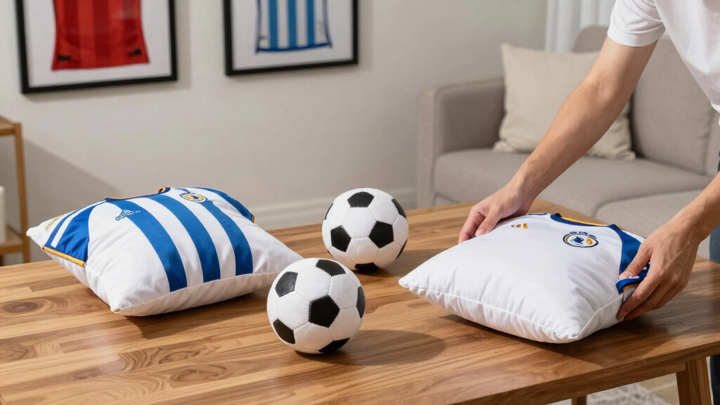 soccer-themed home decor