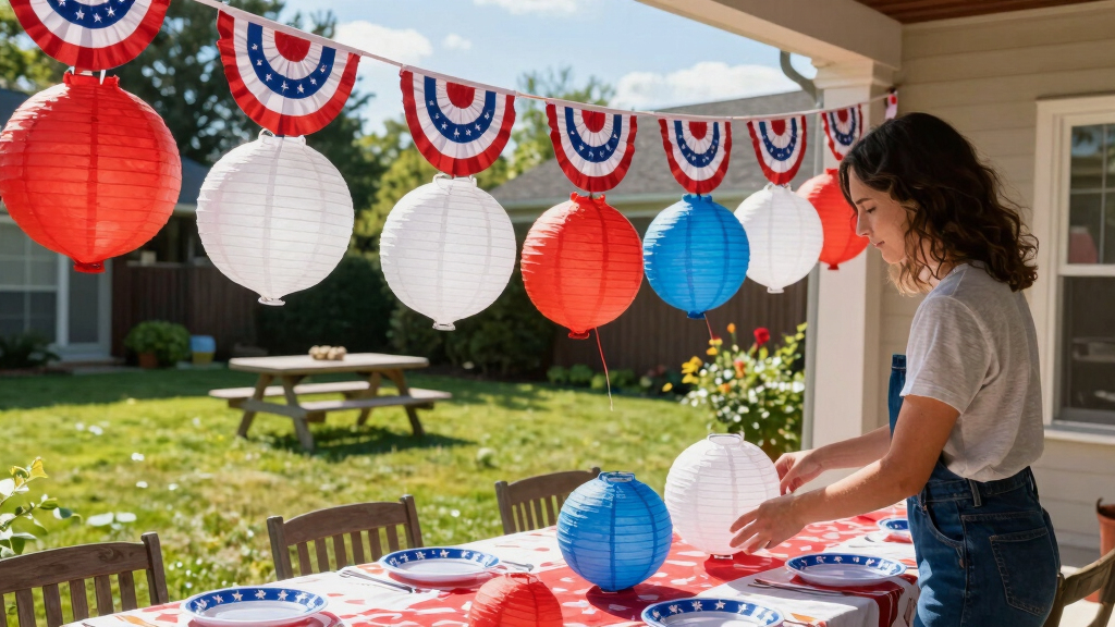 independence day themed party supplies