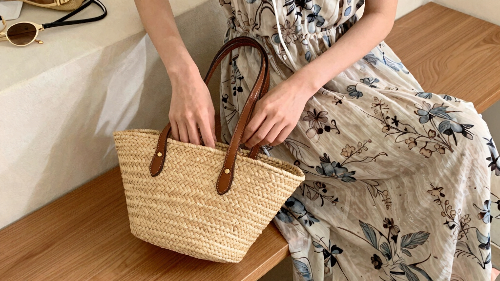 best maxi dresses and basket bags