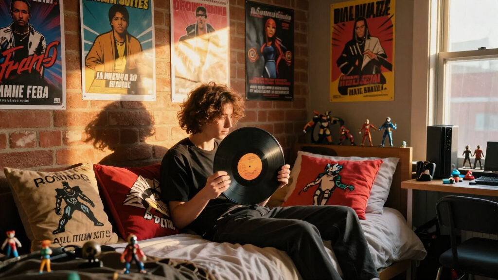 pop culture themed dorm decor