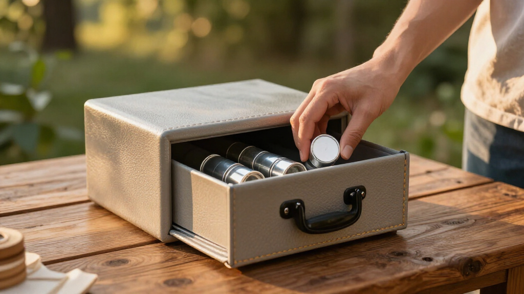 safe for storing silver rounds and tubes