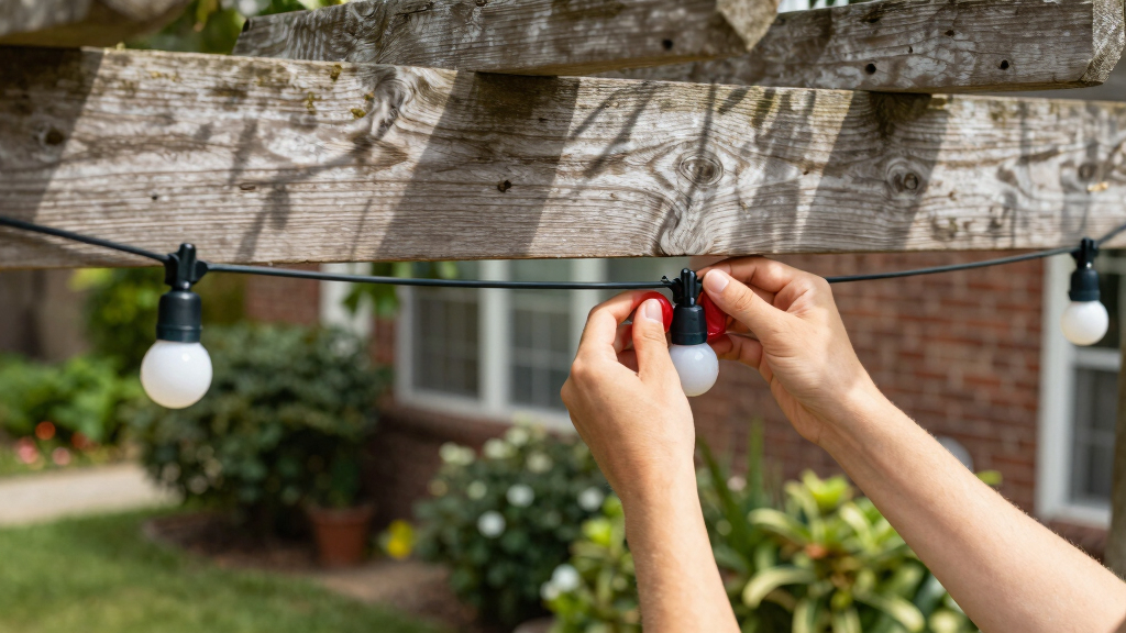 patriotic outdoor string lights