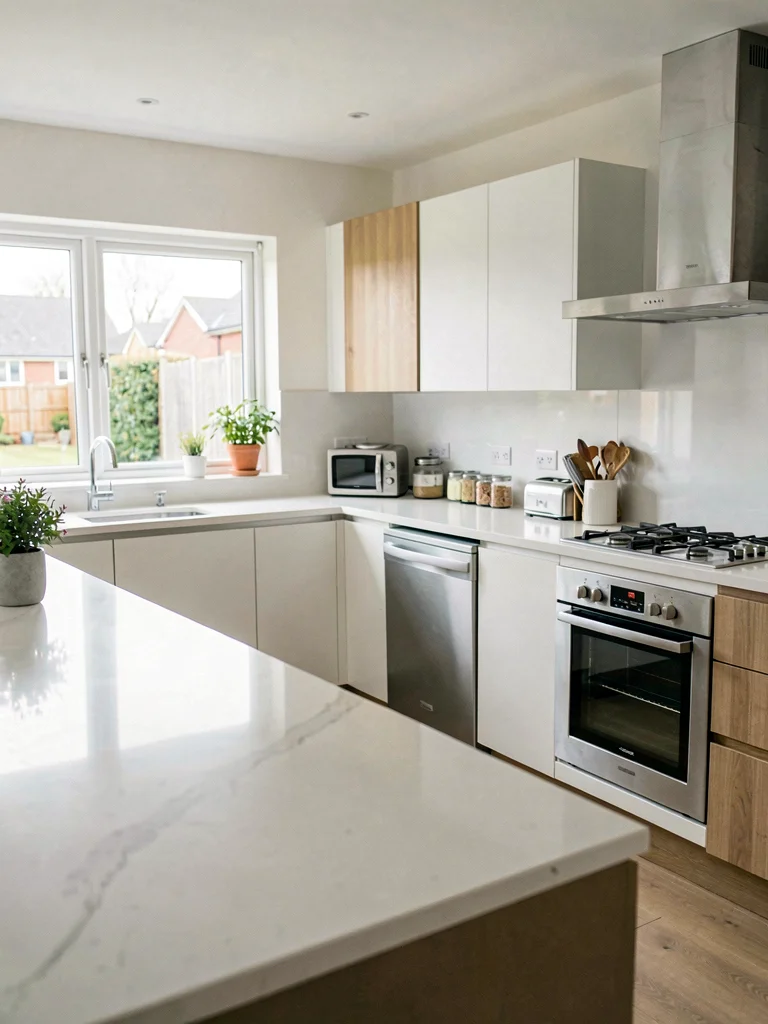 L-shaped kitchen layout — Open Kitchen Design: Create Your Dream Connected Home