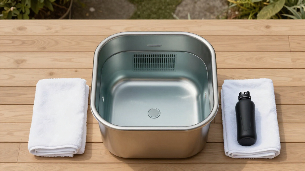 cold plunge tub with chiller