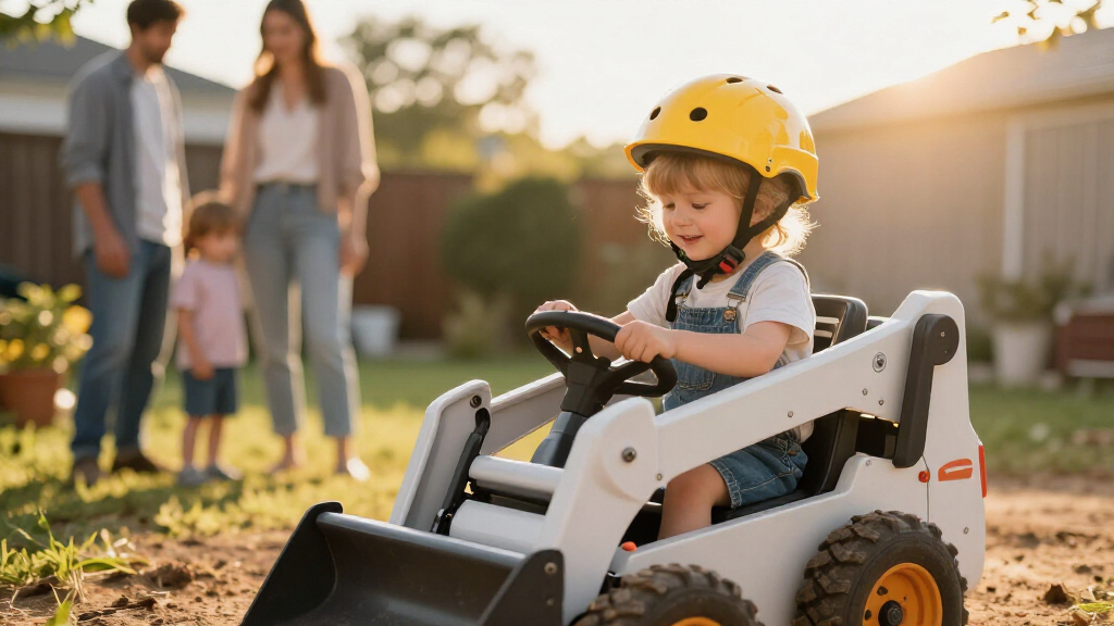 ride on skid steer loader for kids