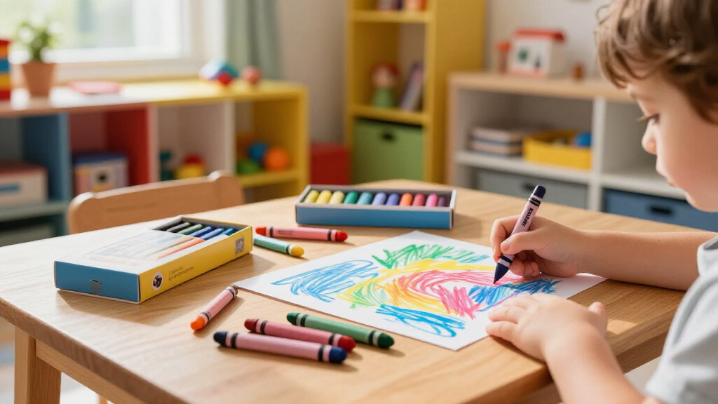 coloring sets with crayons for kids
