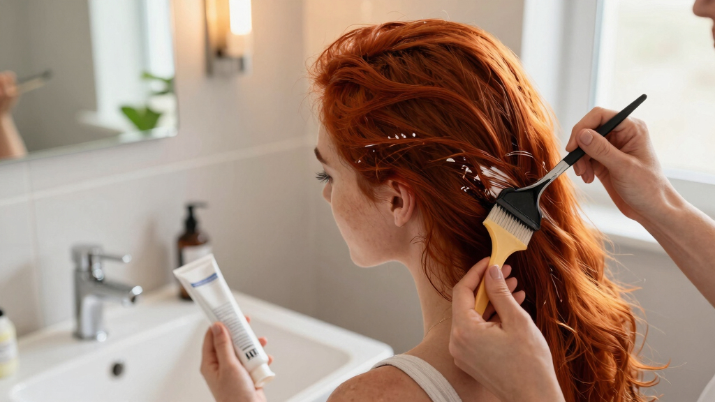 red hair dye