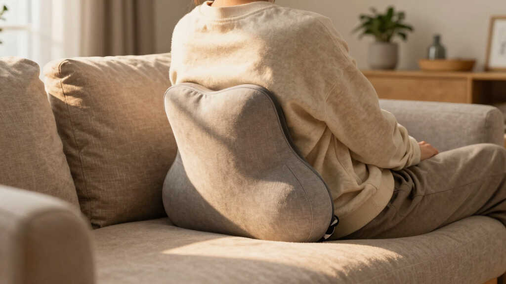 best heated back massage cushion