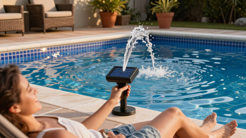12 best solar powered pool fountains
