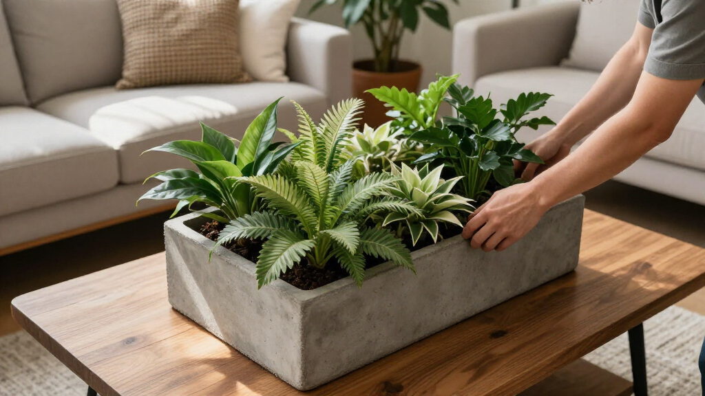 large indoor planter