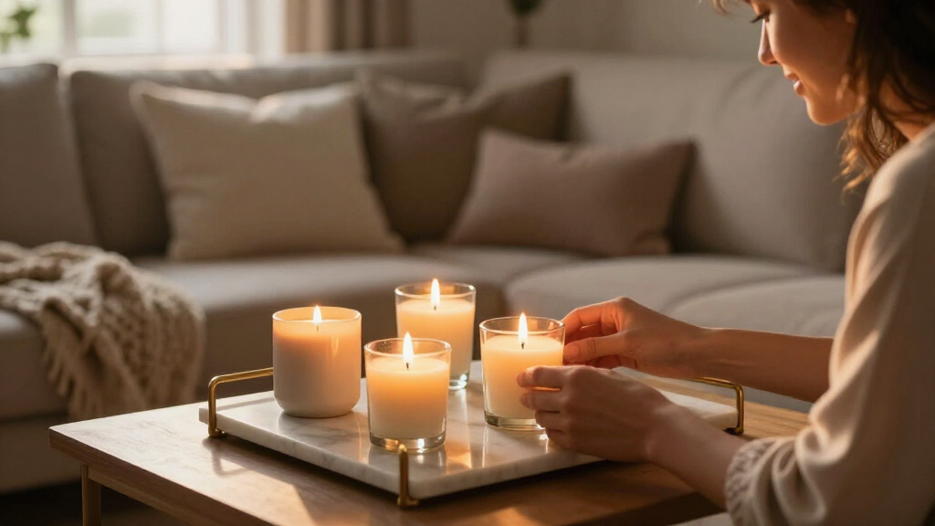marble trays for candles