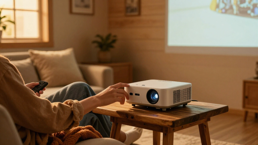 best projectors for cozy solo movie nights at home