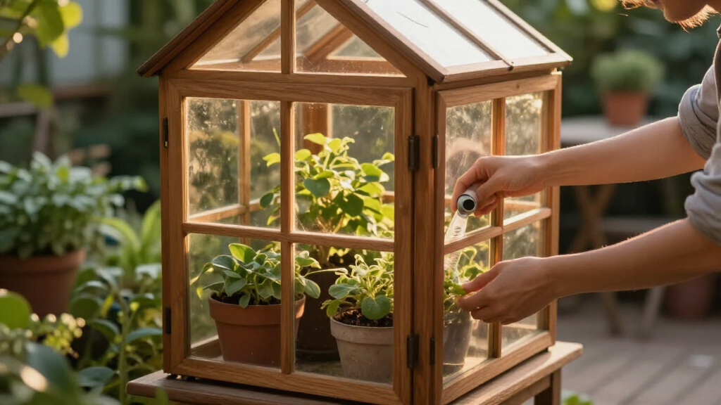best mini greenhouse cabinet for patio plants