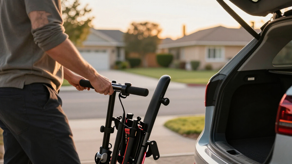 foldable mobility scooter for car trunk