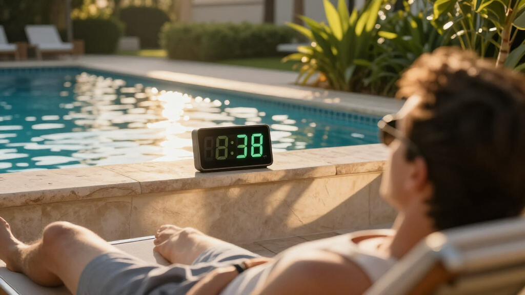 best poolside digital pace clock