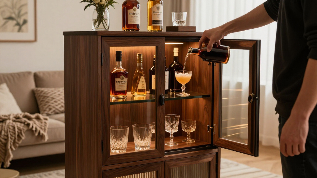 premium home bar cabinet