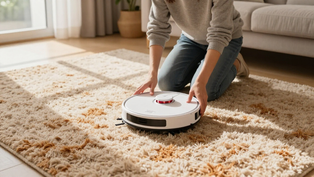 robot vacuum for high pile carpet