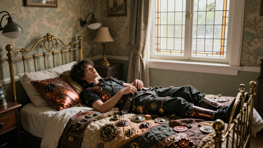 must have steampunk bedding and linens