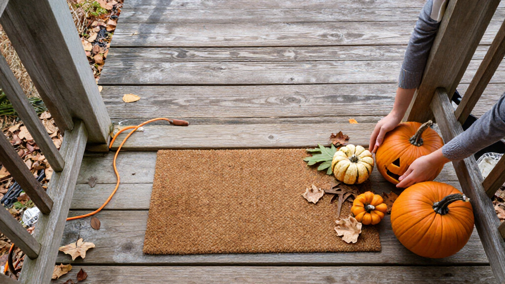 Halloween outdoor porch decorations