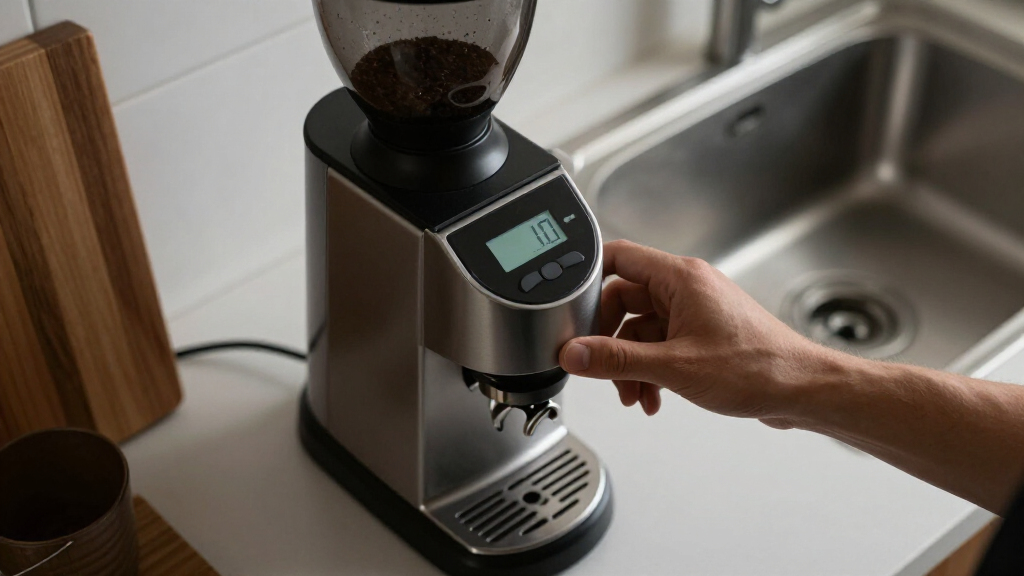 best espresso grinder with timed dosing and memory