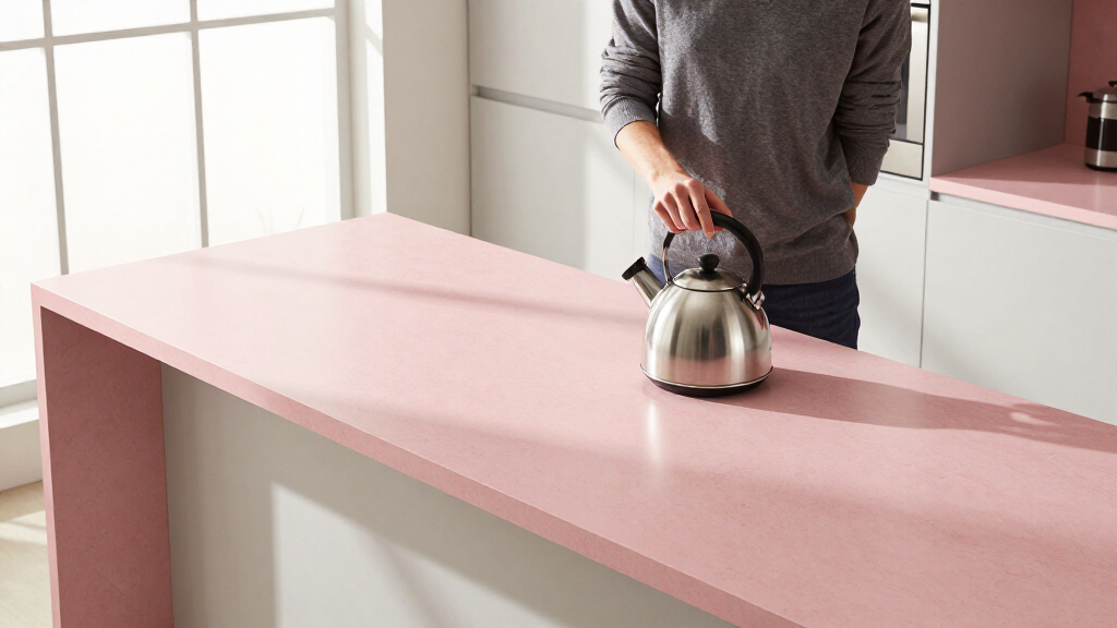 best pink kitchen islands