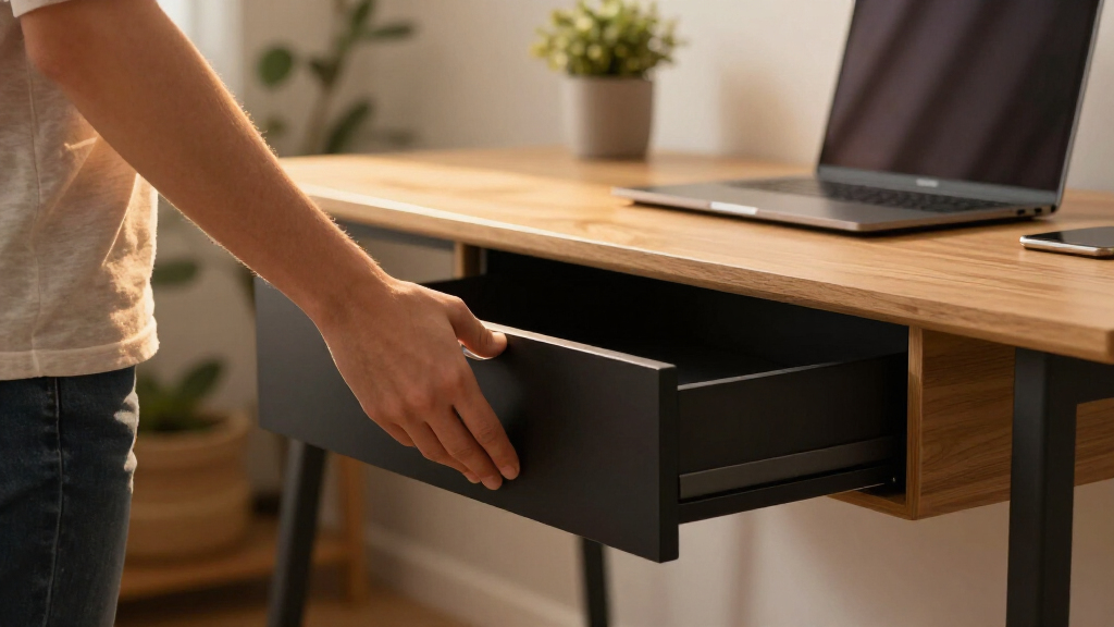 best under desk drawer for standing desk