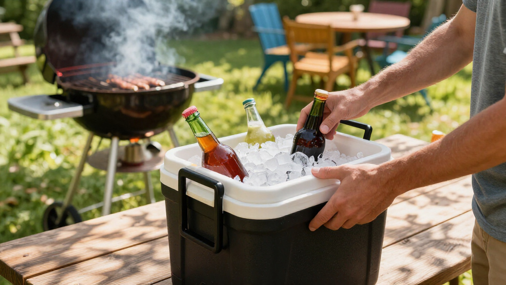 tailgating coolers and grills