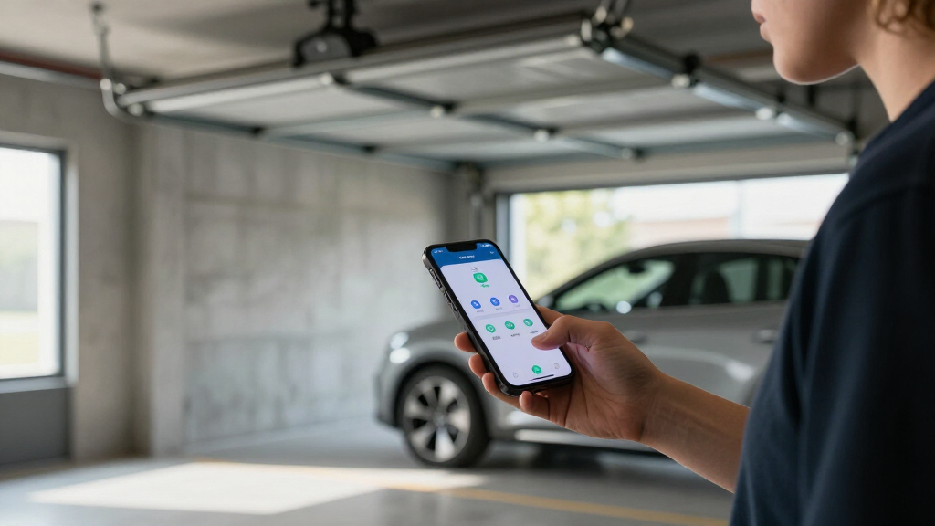 smart garage door openers with app