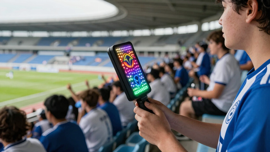 soccer fan LED light displays