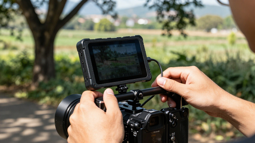 portable monitors for camera field use