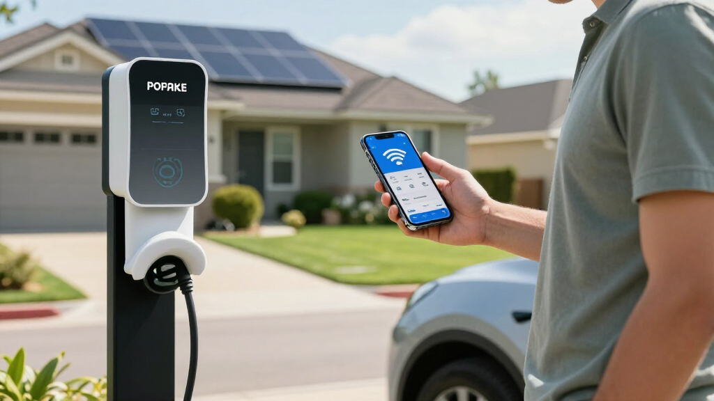 ev charger with wifi app