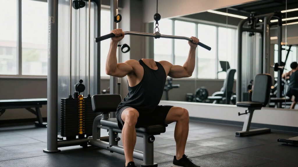 lat pulldown machine
