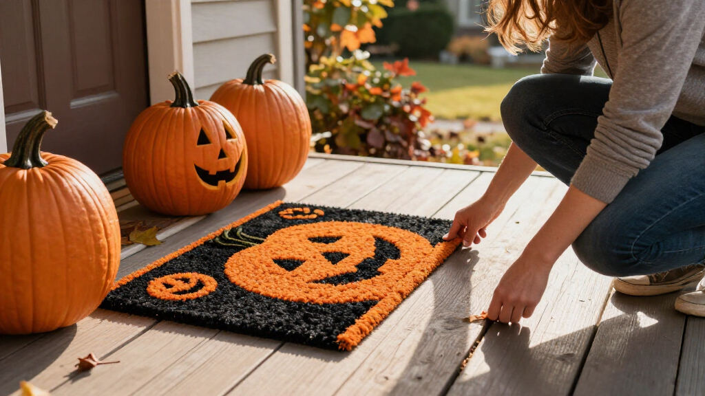 Halloween doormats