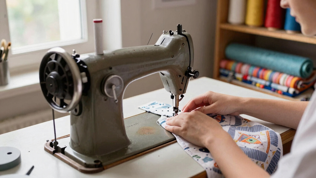 sewing machine with knee lifter for quilting